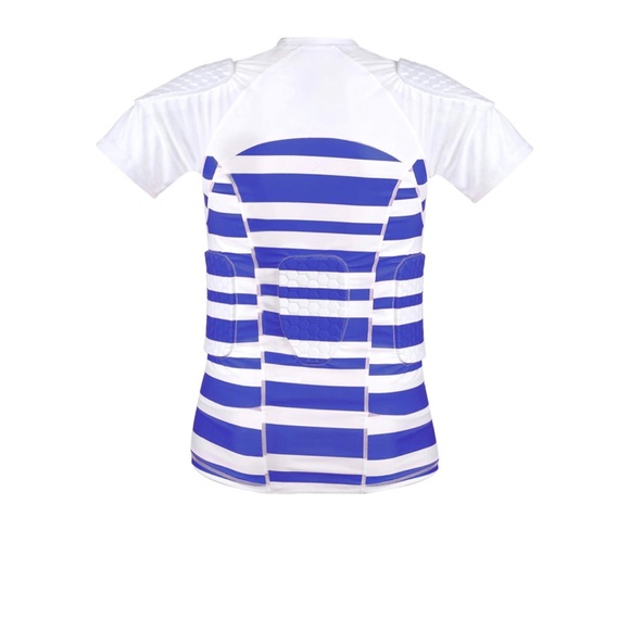 TUOY Men's Padded Compression Shirt Protective Shirt Rib Chest Protector - Picture 4 of 8